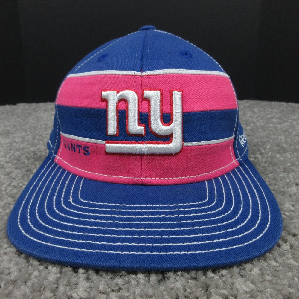 New York Giants Hat Cap Fitted Mens Large NFL Football Crucial Catch Reebok